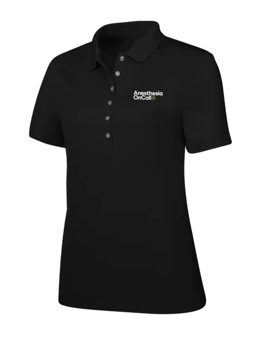 Callaway Womens Ottoman Black Polo w/Anesthesia OnCall Logo