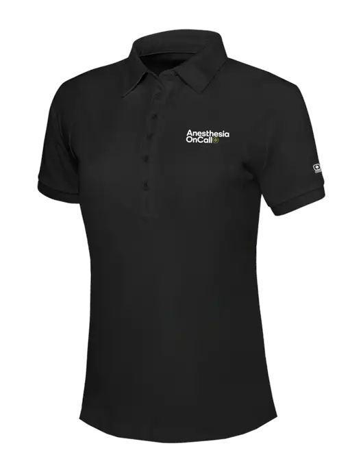 OGIO Womens Blacktop Jewel Polo w/Anesthesia OnCall Logo