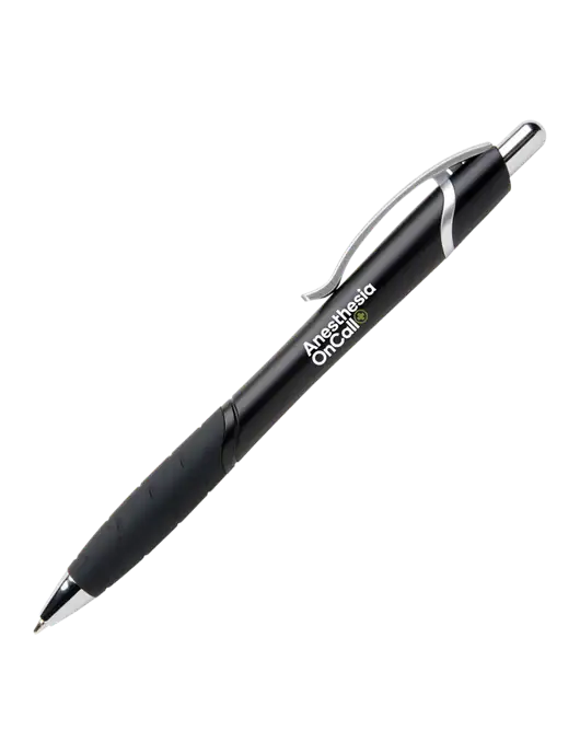 Summerhill Black Pen - Black Ink w/Anesthesia OnCall Logo