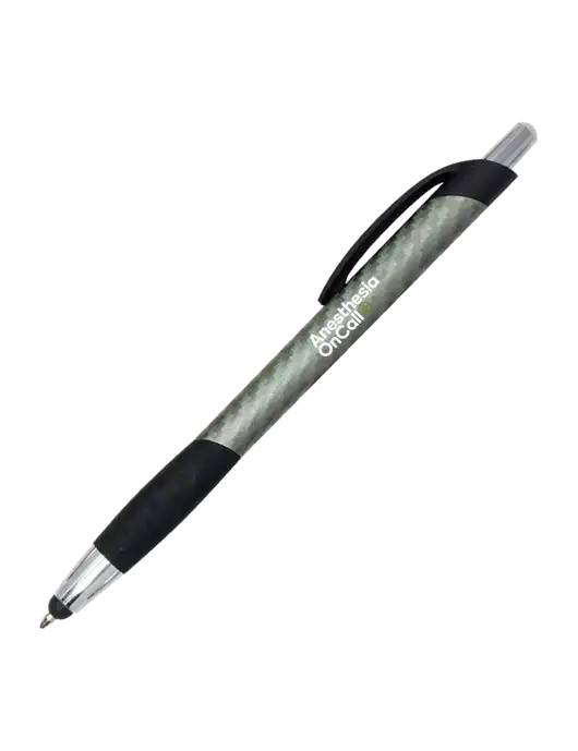 Sunray Gunmetal Stylus Pen w/Anesthesia OnCall Logo