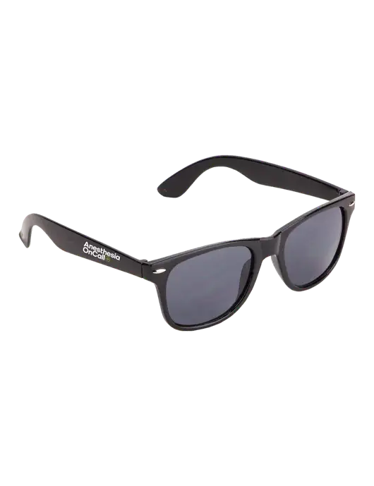Daytona Black Sunglasses w/Anesthesia OnCall Logo