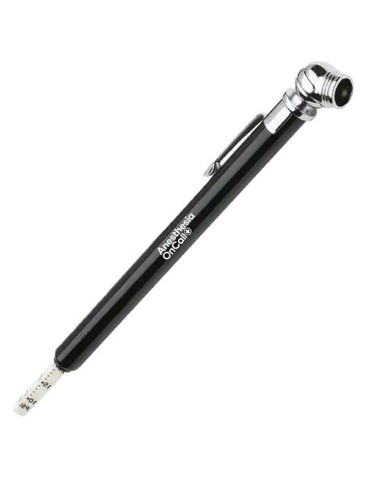 Quick View Black Tire Gauge w/Anesthesia OnCall Logo