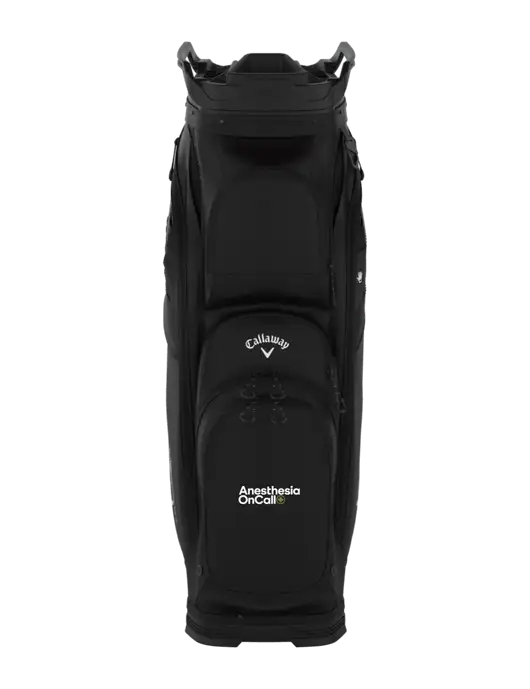 Callaway Org 14 Black Golf Bag  w/Anesthesia OnCall Logo
