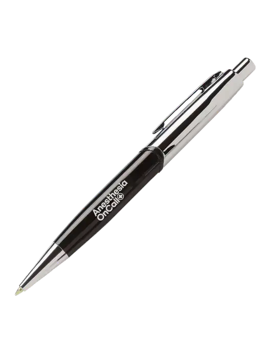 Chimera Black Pen - Black Ink w/Anesthesia OnCall Logo