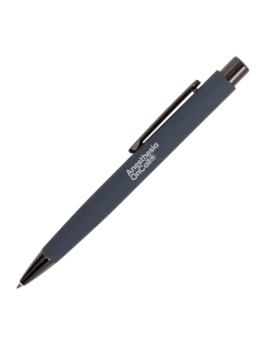 Moana Comfort Grey - Black Ink w/Anesthesia OnCall Logo