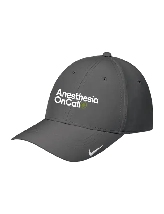 Nike Dark Grey Dri-FIT Legacy Cap w/Anesthesia OnCall Logo