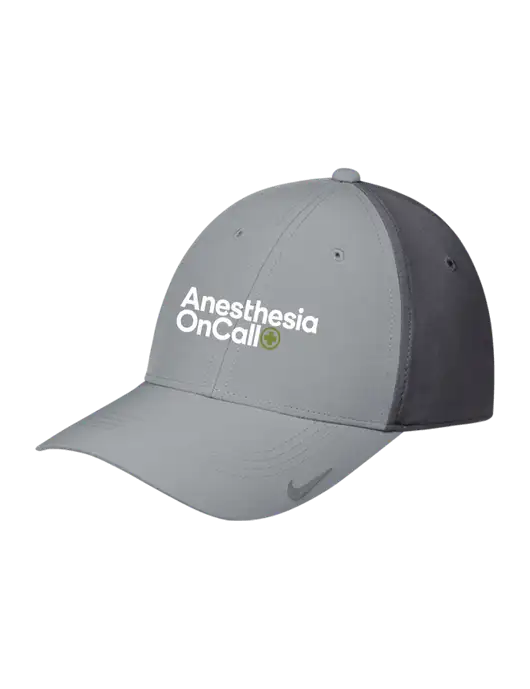 Nike Light Grey/Dark Grey Dri-FIT Legacy Cap w/Anesthesia OnCall Logo