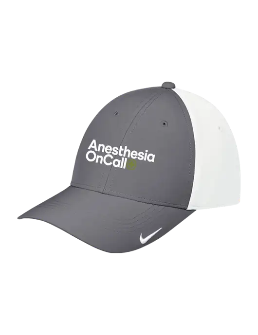 Nike Dark Grey/White Dri-FIT Legacy Cap w/Anesthesia OnCall Logo