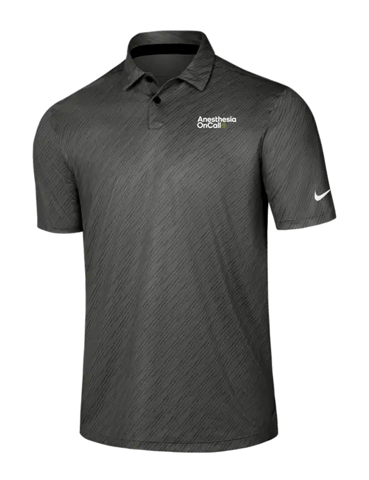 Nike Dark Grey Vapor Dash Polo w/Anesthesia OnCall Logo