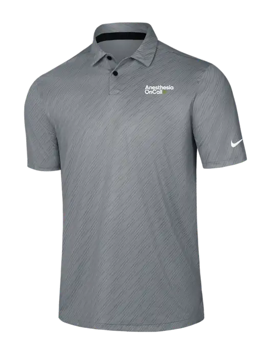 Nike Medium Grey Vapor Dash Polo w/Anesthesia OnCall Logo