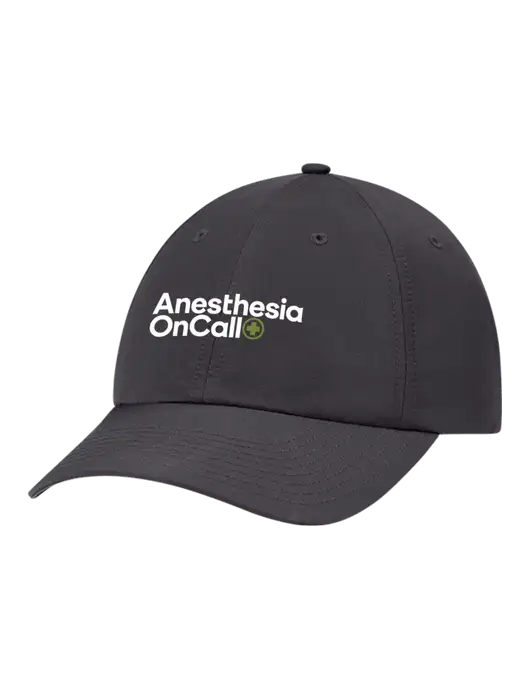 Richardson Relaxed Performance Lite Dark Grey Cap w/Anesthesia OnCall Logo