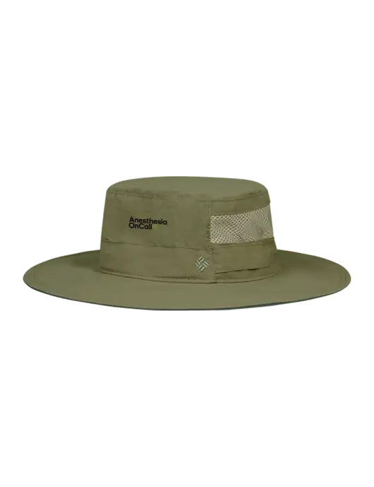 Columbia Dark Tan Bora Bora Booney  Hat w/Anesthesia OnCall Logo
