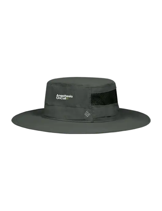 Columbia Dark Grey Bora Bora Booney  Hat w/Anesthesia OnCall Logo