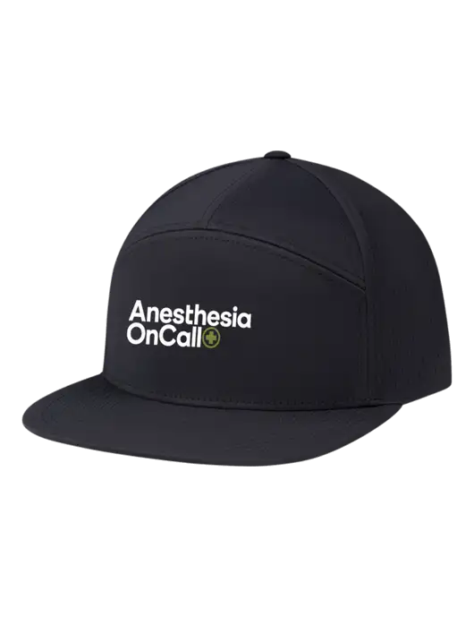 Richardson Black Cannon Cap w/Anesthesia OnCall Logo