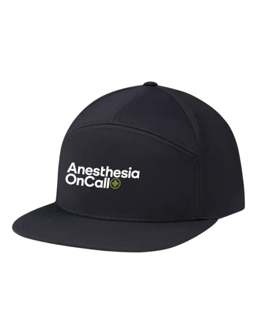Richardson Black Cannon Cap w/Anesthesia OnCall Logo