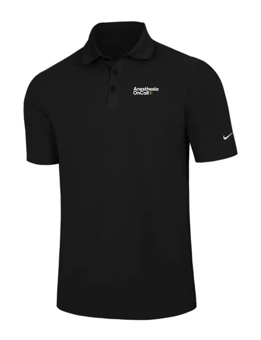 Nike Black Dri-FIT Classic Polo w/Anesthesia OnCall Logo