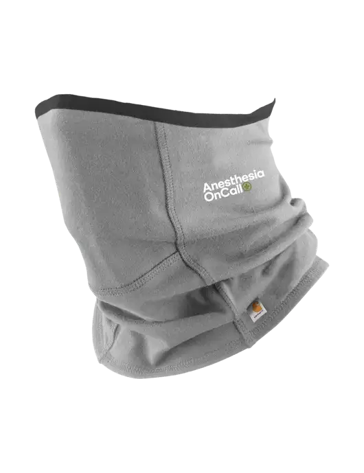 Carhartt Medium Grey Cotton Blend Filter Pocket Gaiter w/Anesthesia OnCall Logo