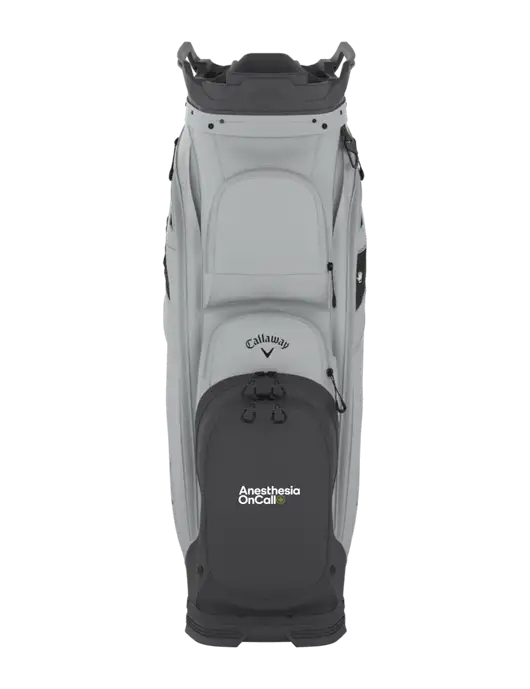 Callaway Org 14 Light Grey Golf Bag  w/Anesthesia OnCall Logo