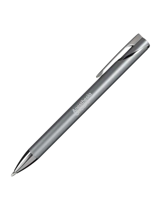 Dark Grey HyperNova Ballpoint Pen - Black Ink w/Anesthesia OnCall Logo