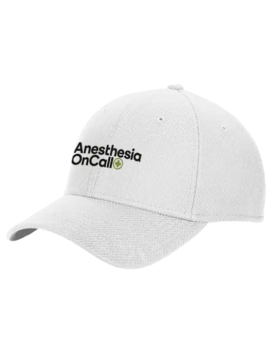 New Era Diamond Era White Stretch Cap w/Anesthesia OnCall Logo